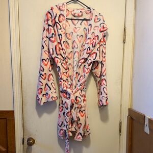 Vera Bradley Pink and Blue Plush Robe